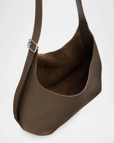 Courrèges Holy Grained Leather Hobo Bag | Thumbnail 8 Courrèges Holy Grained Leather Hobo Bag | Thumbnail 8