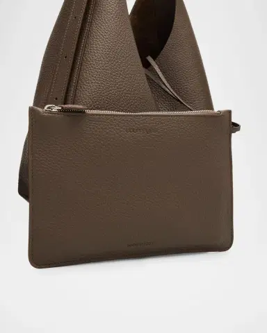 Courrèges Holy Grained Leather Hobo Bag | Thumbnail 10 Courrèges Holy Grained Leather Hobo Bag | Thumbnail 10