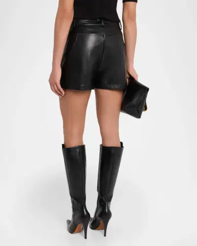 Rag & Bone Esme Faux Leather Skort | Thumbnail 2
