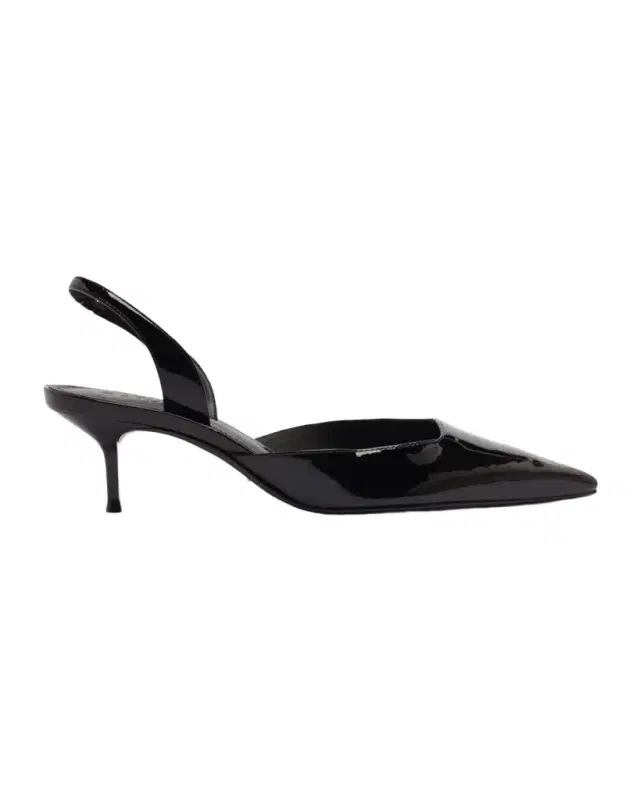 Schutz Paola Patent Leather Slingback Mid Pumps