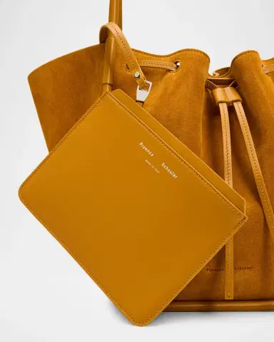 Proenza Schouler Large Ruched Suede Tote Bag | Thumbnail 6 Proenza Schouler Large Ruched Suede Tote Bag | Thumbnail 6