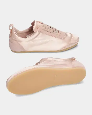 Jil Sander Etage Satin and Suede Low-Top Sneakers | Thumbnail 6 Jil Sander Etage Satin and Suede Low-Top Sneakers | Thumbnail 6