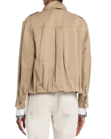 Brunello Cucinelli Techno Cotton Linen Utility Jacket | Thumbnail 1 Brunello Cucinelli Techno Cotton Linen Utility Jacket | Thumbnail 1