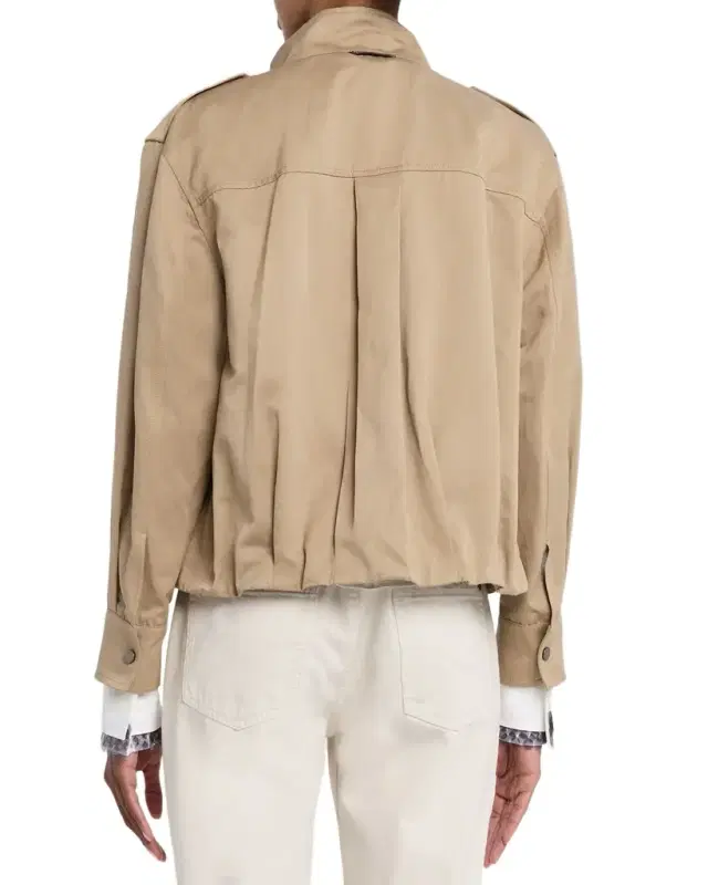 Techno Cotton Linen Utility Jacket