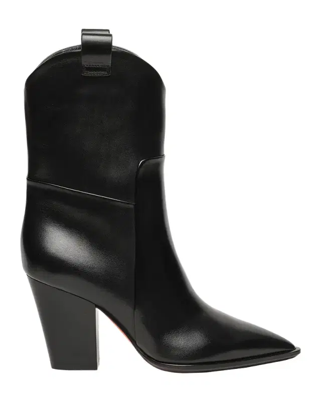 Santoni 85mm Sharla Leather Ankle Boots