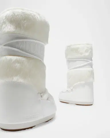 Moon Boot Icon Faux Fur Knee-High Snow Boots | Thumbnail 4 Moon Boot Icon Faux Fur Knee-High Snow Boots | Thumbnail 4