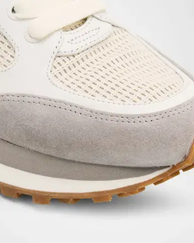Veronica Beard Valentina Mesh and Mixed Leather Runner Sneakers | Thumbnail 5 Veronica Beard Valentina Mesh and Mixed Leather Runner Sneakers | Thumbnail 5