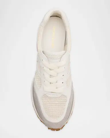 Veronica Beard Valentina Mesh and Mixed Leather Runner Sneakers | Thumbnail 6 Veronica Beard Valentina Mesh and Mixed Leather Runner Sneakers | Thumbnail 6