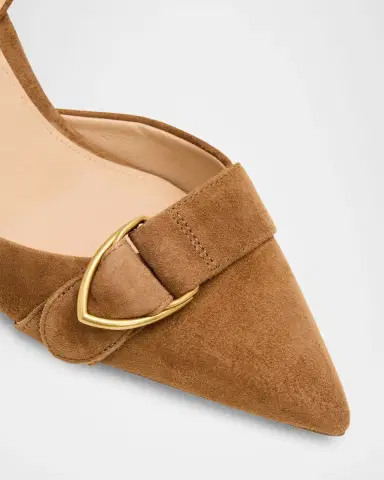 Veronica Beard Loralyn Suede Slingback Pumps | Thumbnail 4