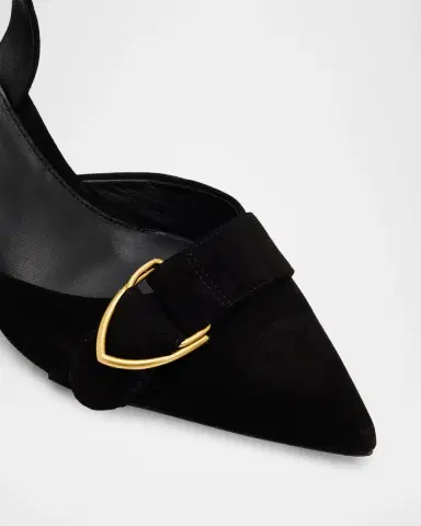 Veronica Beard Loralyn Suede Slingback Pumps | Thumbnail 9