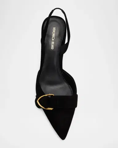 Veronica Beard Loralyn Suede Slingback Pumps | Thumbnail 10