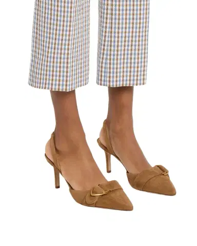 Veronica Beard Loralyn Suede Slingback Pumps | Thumbnail 1