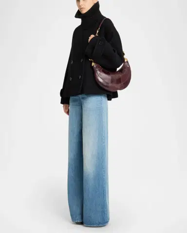 Chloé Chain Horse Shoulder Bag in Patchwork Leather | Thumbnail 5 Chloé Chain Horse Shoulder Bag in Patchwork Leather | Thumbnail 5