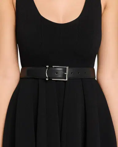 Christian Louboutin Men's Chambeliss Collar-Pin Smooth Leather Belt | Thumbnail 2 Christian Louboutin Men's Chambeliss Collar-Pin Smooth Leather Belt | Thumbnail 2