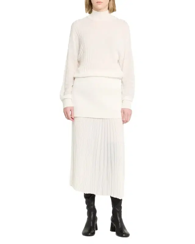 Luiza Rib-Knit Turtleneck Sweater