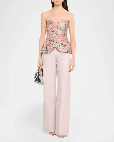 Cara Cara Wes Floral Jacquard Corset | Thumbnail 2 Cara Cara Wes Floral Jacquard Corset | Thumbnail 2