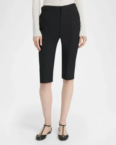 Chloé Pintuck Skinny-Leg Capri Trousers | Thumbnail 3 Chloé Pintuck Skinny-Leg Capri Trousers | Thumbnail 3