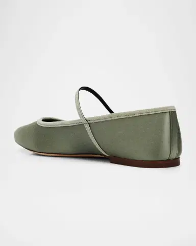 Veronica Beard Ellie Satin Ballerina Flats | Thumbnail 3