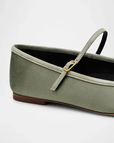 Veronica Beard Ellie Satin Ballerina Flats | Thumbnail 4