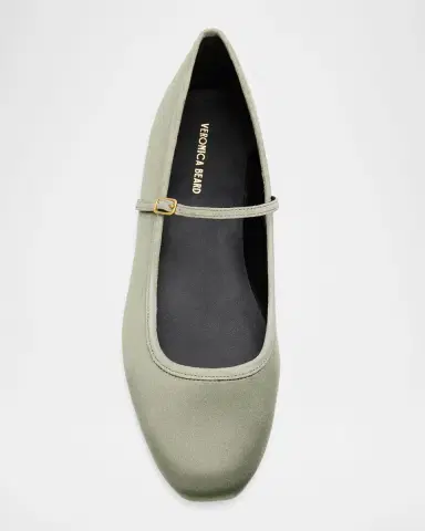 Veronica Beard Ellie Satin Ballerina Flats | Thumbnail 5