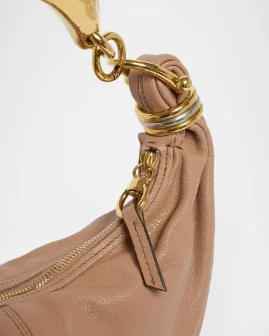 Chloé Mini Banana Hobo Bracelet Bag in Leather | Thumbnail 6 Chloé Mini Banana Hobo Bracelet Bag in Leather | Thumbnail 6