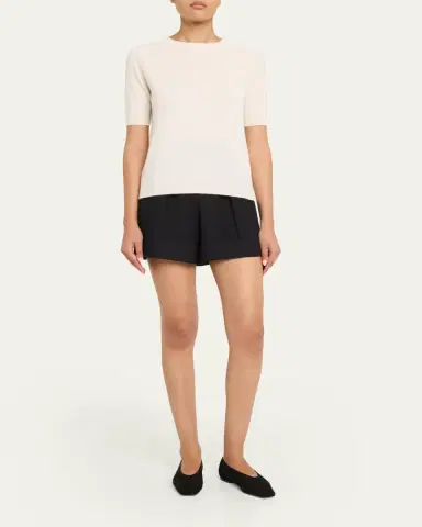 Lisa Yang Kenza Cashmere Elbow-Sleeve Sweater | Thumbnail 2 Lisa Yang Kenza Cashmere Elbow-Sleeve Sweater | Thumbnail 2