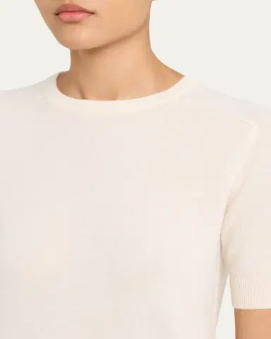 Lisa Yang Kenza Cashmere Elbow-Sleeve Sweater | Thumbnail 5 Lisa Yang Kenza Cashmere Elbow-Sleeve Sweater | Thumbnail 5