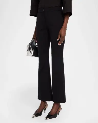 Lafayette 148 New York Gates Cropped Flare-Leg Pants | Thumbnail 3 Lafayette 148 New York Gates Cropped Flare-Leg Pants | Thumbnail 3