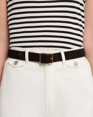 Nili Lotan Gabriele Suede Belt | Thumbnail 2 Nili Lotan Gabriele Suede Belt | Thumbnail 2