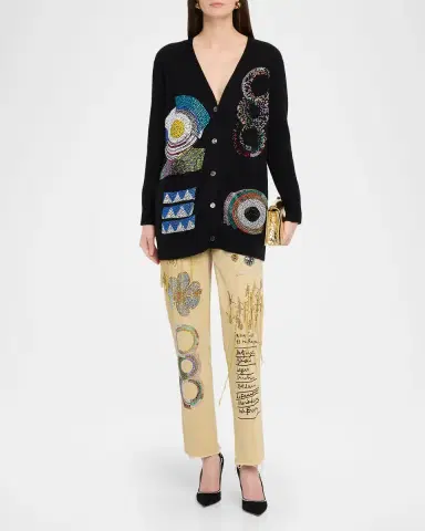 Libertine Sonia Crystal Cashmere Oversized Cardigan | Thumbnail 2 Libertine Sonia Crystal Cashmere Oversized Cardigan | Thumbnail 2