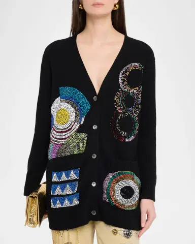 Libertine Sonia Crystal Cashmere Oversized Cardigan | Thumbnail 4 Libertine Sonia Crystal Cashmere Oversized Cardigan | Thumbnail 4