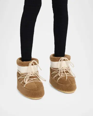 Moon Boot Icon Low Fleece Snow Boots | Thumbnail 2 Moon Boot Icon Low Fleece Snow Boots | Thumbnail 2