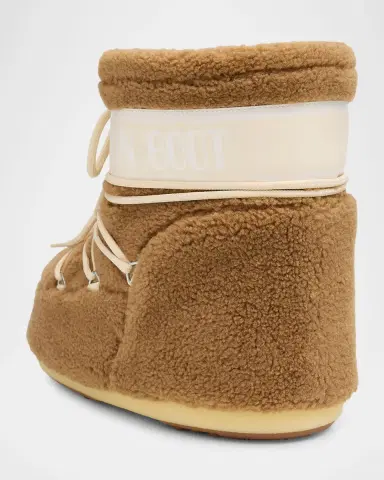 Moon Boot Icon Low Fleece Snow Boots | Thumbnail 4 Moon Boot Icon Low Fleece Snow Boots | Thumbnail 4