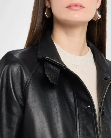Proenza Schouler White Label Gio Lambskin Leather Jacket | Thumbnail 5 Proenza Schouler White Label Gio Lambskin Leather Jacket | Thumbnail 5