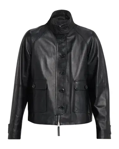 Proenza Schouler White Label Gio Lambskin Leather Jacket | Thumbnail 1 Proenza Schouler White Label Gio Lambskin Leather Jacket | Thumbnail 1