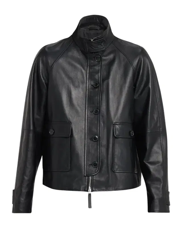 Proenza Schouler White Label Gio Lambskin Leather Jacket