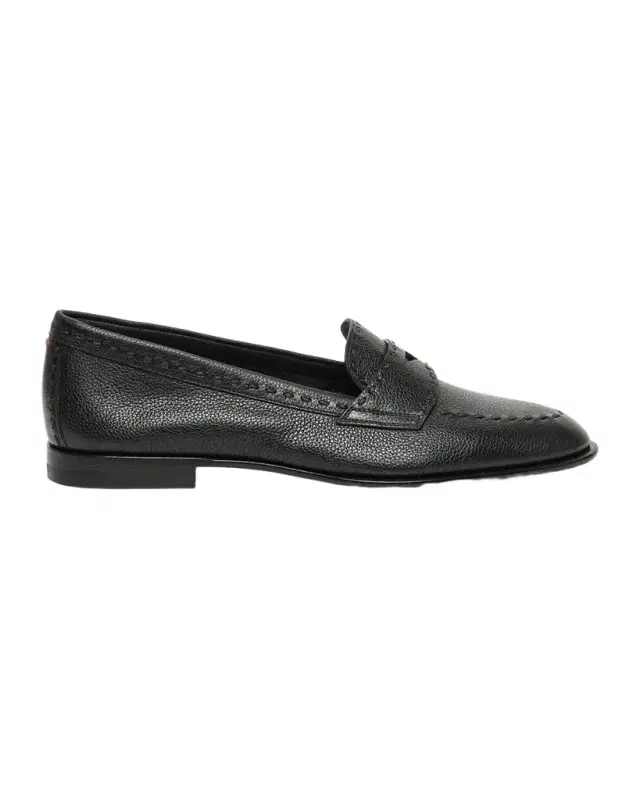 Santoni Marlene Leather Penny Loafers