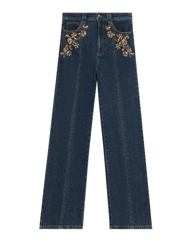 Cami Crystal Ivy Embellished Jeans