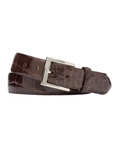 W. Kleinberg Glazed Alligator Belt | Thumbnail 1 W. Kleinberg Glazed Alligator Belt | Thumbnail 1