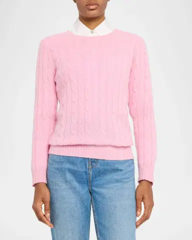 Polo Ralph Lauren Cable-Knit Cashmere Sweater | Thumbnail 4