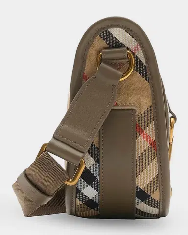 Burberry Mini B Clip Check Messenger Bag | Thumbnail 5