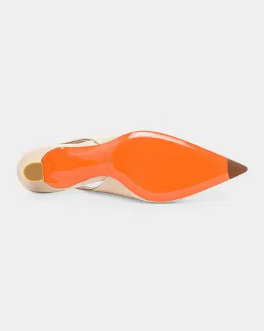 Santoni 55mm Sabine Suede Buckle Pumps | Thumbnail 4 Santoni 55mm Sabine Suede Buckle Pumps | Thumbnail 4