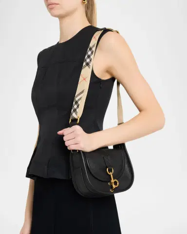 Burberry Mini B Clip Leather Messenger Bag | Thumbnail 2 Burberry Mini B Clip Leather Messenger Bag | Thumbnail 2