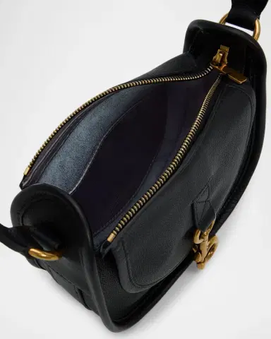 Burberry Mini B Clip Leather Messenger Bag | Thumbnail 4 Burberry Mini B Clip Leather Messenger Bag | Thumbnail 4