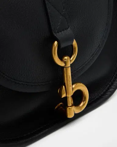 Burberry Mini B Clip Leather Messenger Bag | Thumbnail 6 Burberry Mini B Clip Leather Messenger Bag | Thumbnail 6