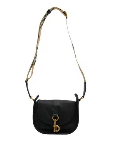 Burberry Mini B Clip Leather Messenger Bag | Thumbnail 1 Burberry Mini B Clip Leather Messenger Bag | Thumbnail 1