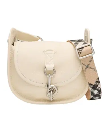 Burberry Mini B Clip Leather Messenger Bag | Thumbnail 1 Burberry Mini B Clip Leather Messenger Bag | Thumbnail 1
