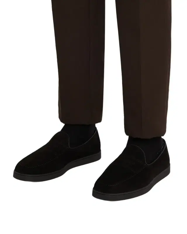 Men 's Pebbles Shearling-Lined Suede Loafers