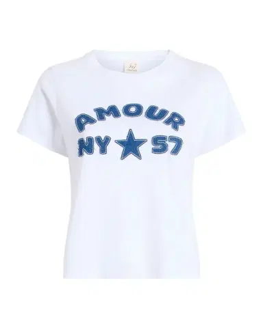 Cinq à Sept Amour 57 Shrunken Crewneck Tee | Thumbnail 1