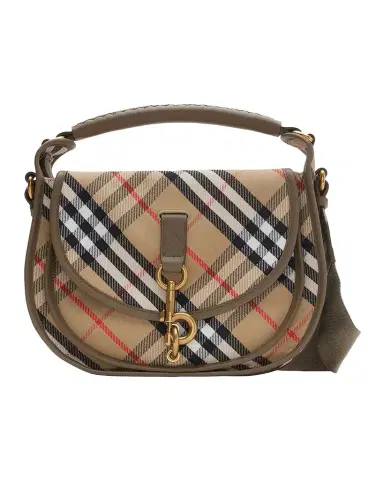 Burberry Small B Clip Check Messenger Bag | Thumbnail 1 Burberry Small B Clip Check Messenger Bag | Thumbnail 1